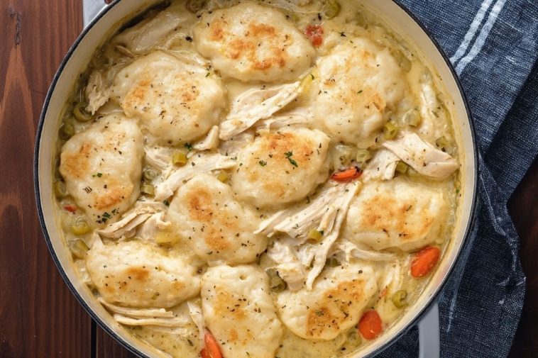 One Pot Chicken and Dumplings