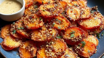 Crispy Smashed Carrots