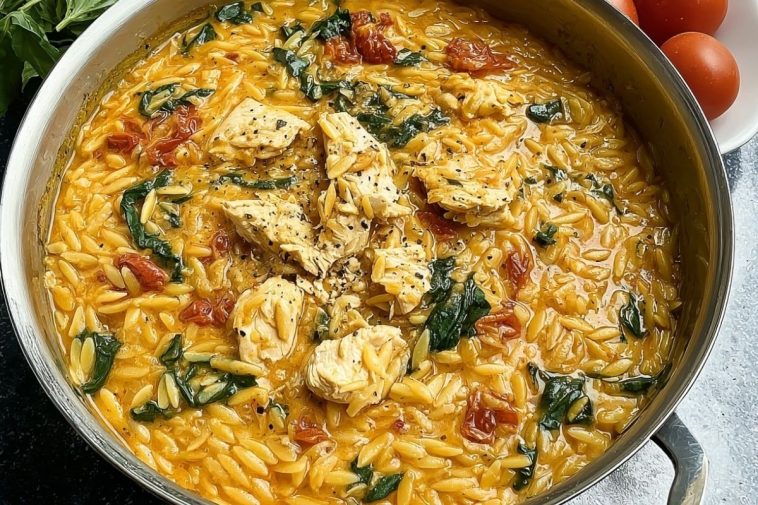 Marry Me Chicken Orzo