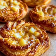 Delicious Apple & Cheese Danishes