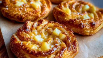 Delicious Apple & Cheese Danishes